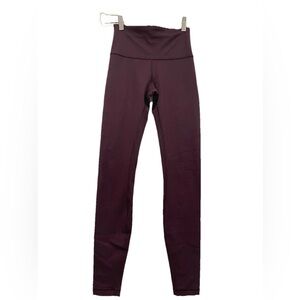 Lululemon High Rise Leggings Goodnight Plum XS S